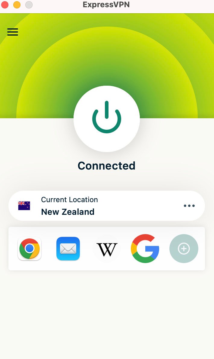 Connecting to New Zealand server using a VPN